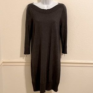 Michael Kors Gray Sweater Dress Size Medium